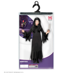 Kostým čarodějnice Mortisie 128 cm